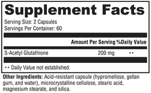 Celarity S-Acetyl Glutathione